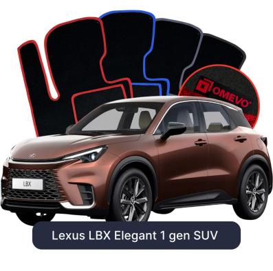 Velúrové autokoberce OMEVO pre Lexus LBX Elegant 1 gen SUV (2023-2026)