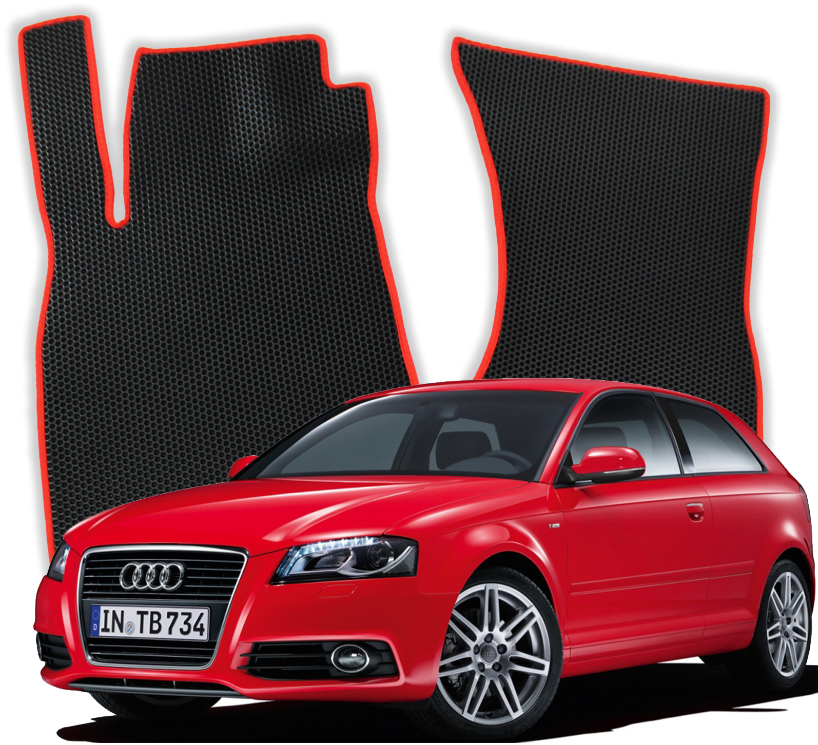 OMEVO EVA Mats pre Audi A3 8P 2 gen Hatchback 3 dvere (2003-2013)