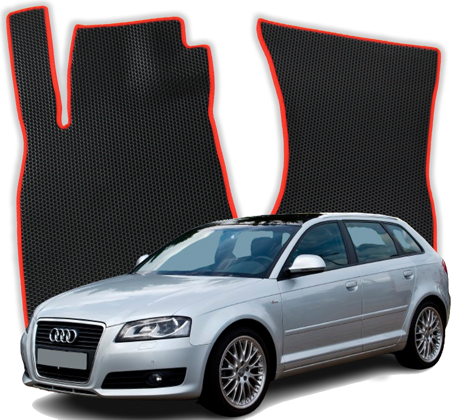 OMEVO EVA Mats pre Audi A3 S-Line 8P 2 gen Hatchback 5 dverí (2003-2013)