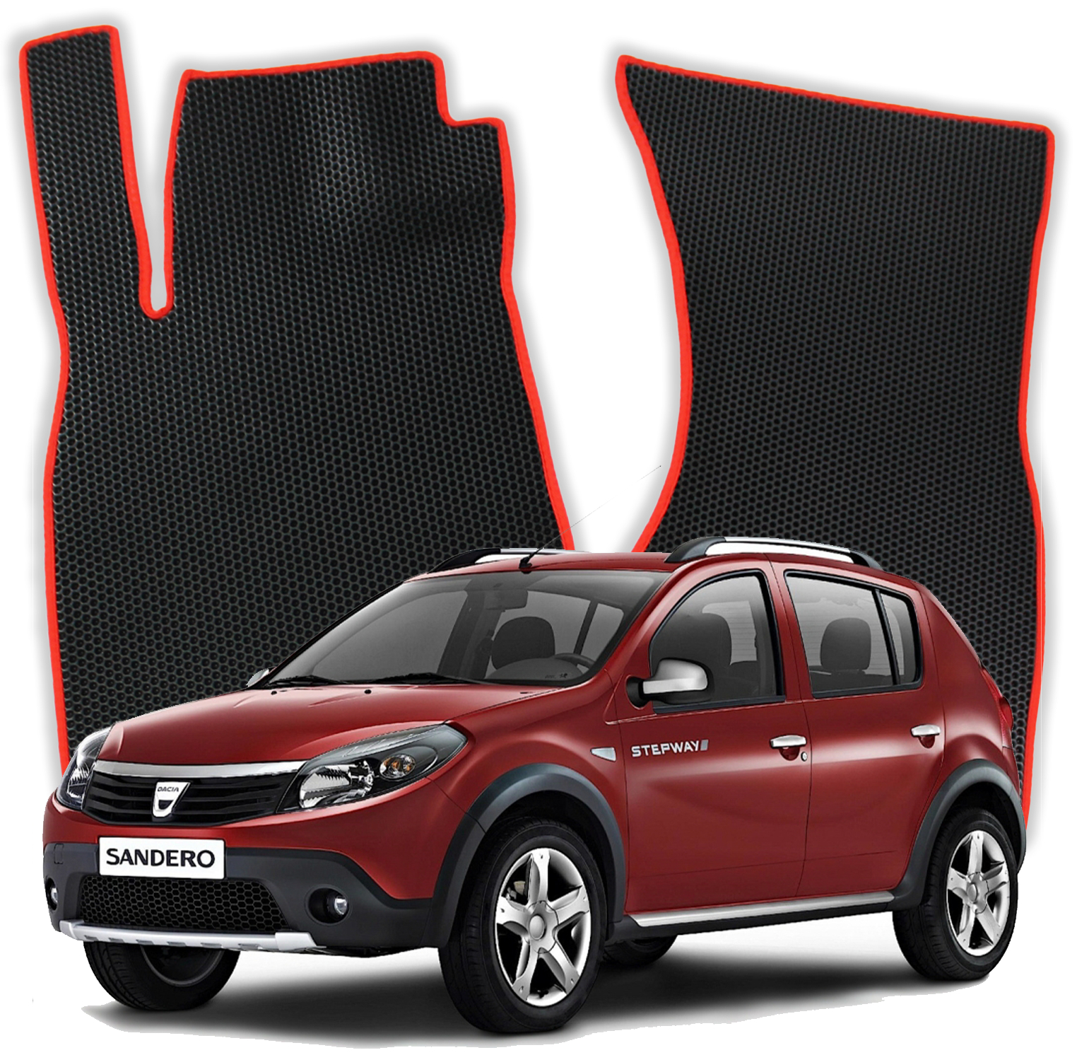 OMEVO EVA Mats pre Dacia Sandero Stepway 1 gen Hatchback 5 dverí (2008-2012)