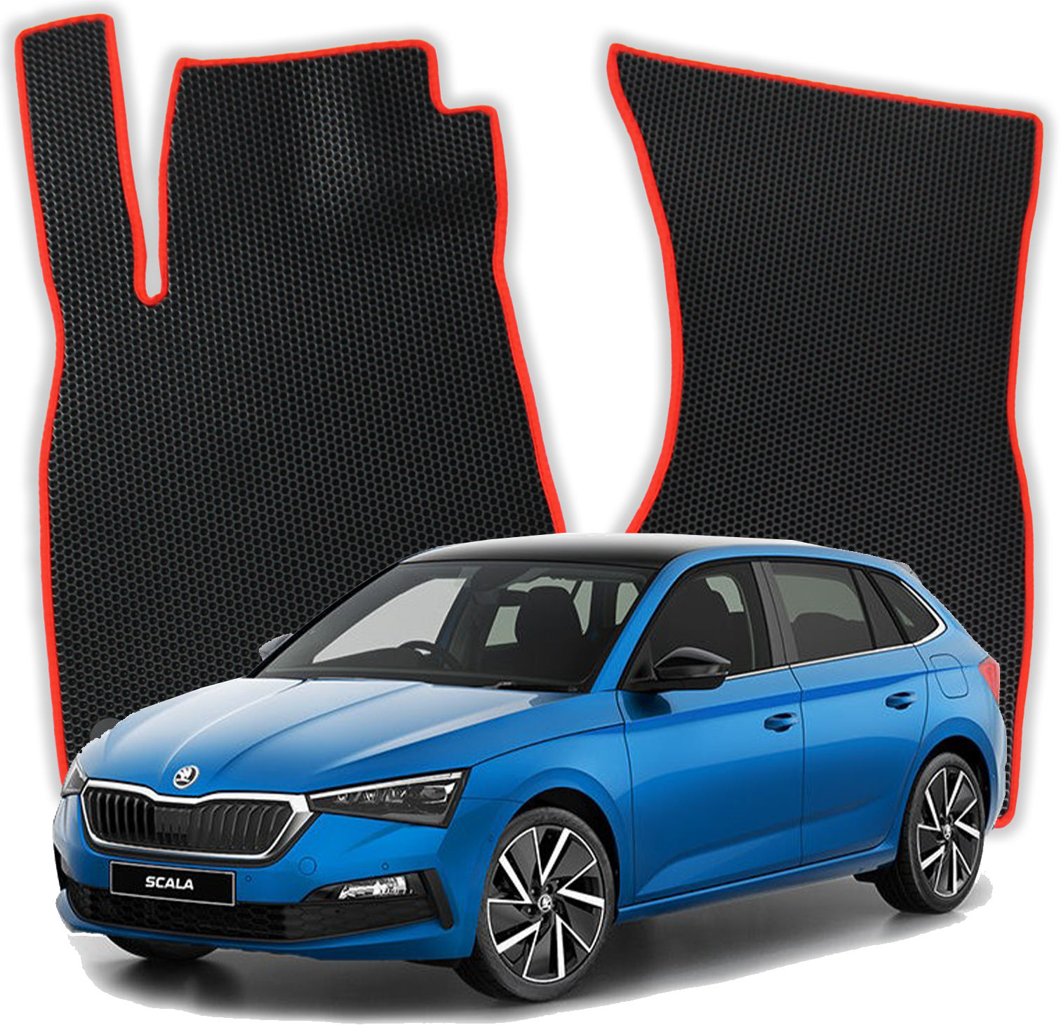 OMEVO EVA Mats pre Škoda Scala 1 gen Hatchback 5 dverí (2019-2024)