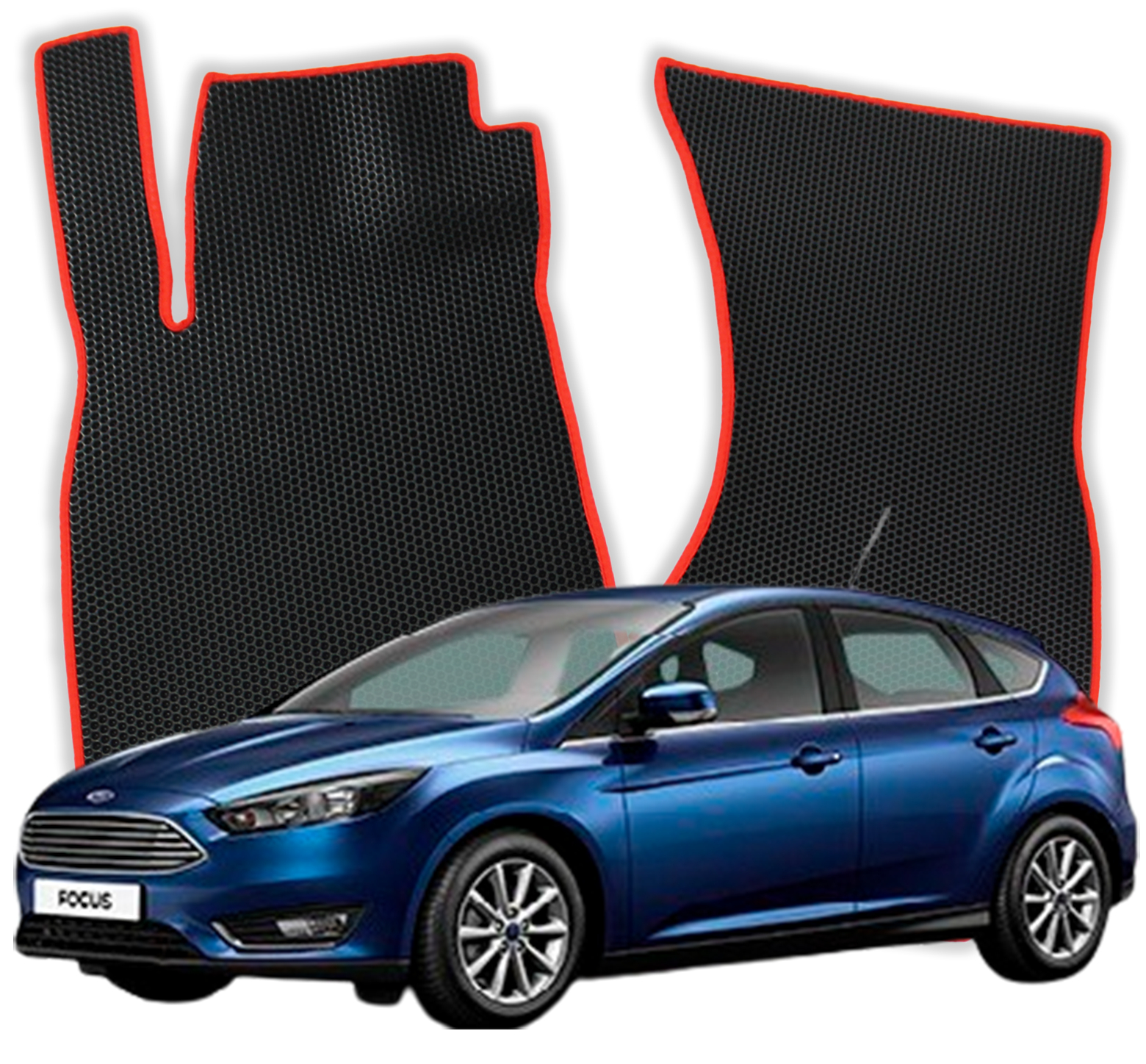 OMEVO EVA Mats pre Ford Focus 3 gen Hatchback 5 dverí (2010-2019)
