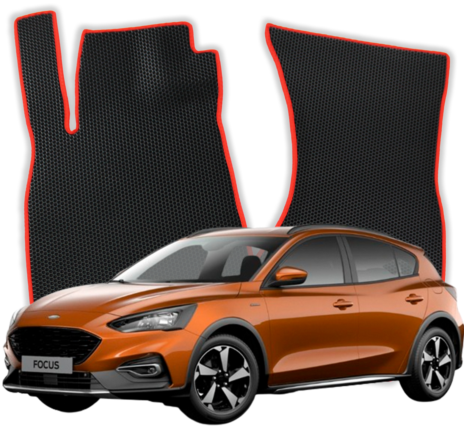 OMEVO EVA Mats pre Ford Focus 4 gen Hatchback 5 dverí (2018-2025)