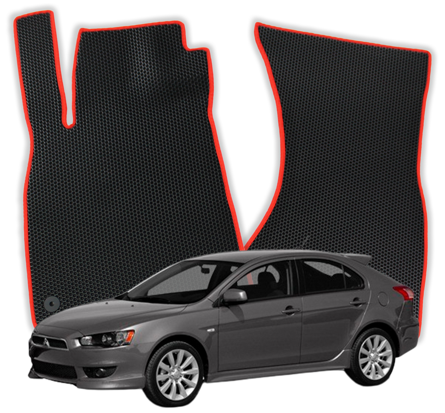 OMEVO EVA Mats pre Mitsubishi Lancer 8 gen Hatchback 5 dverí (2007-2016)