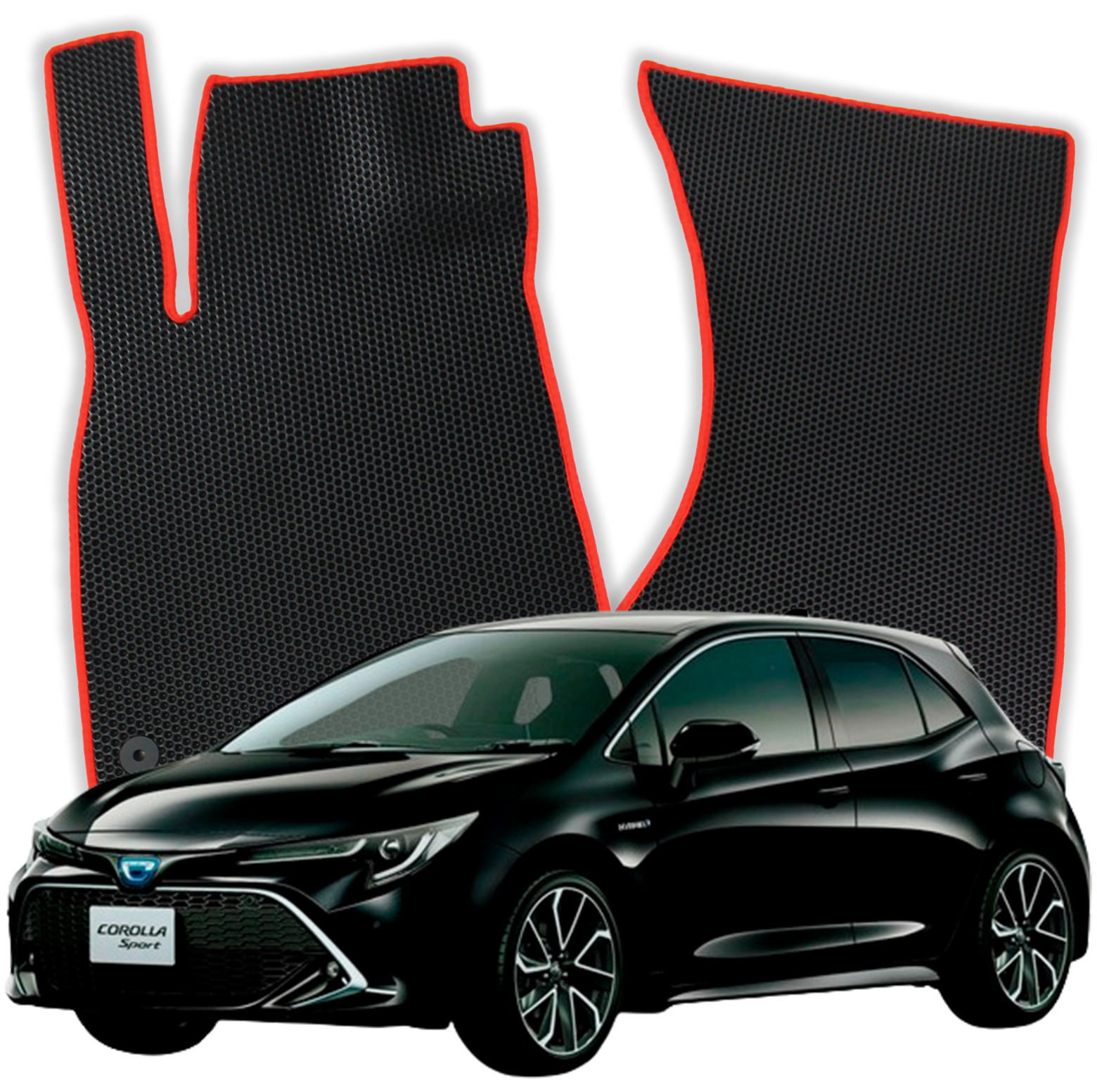OMEVO EVA Mats pre Toyota Corolla Pred dvigom (do leta 2022) E210 Hybrid E210 12 gen Hatchback 5 dverí (2018-2024)