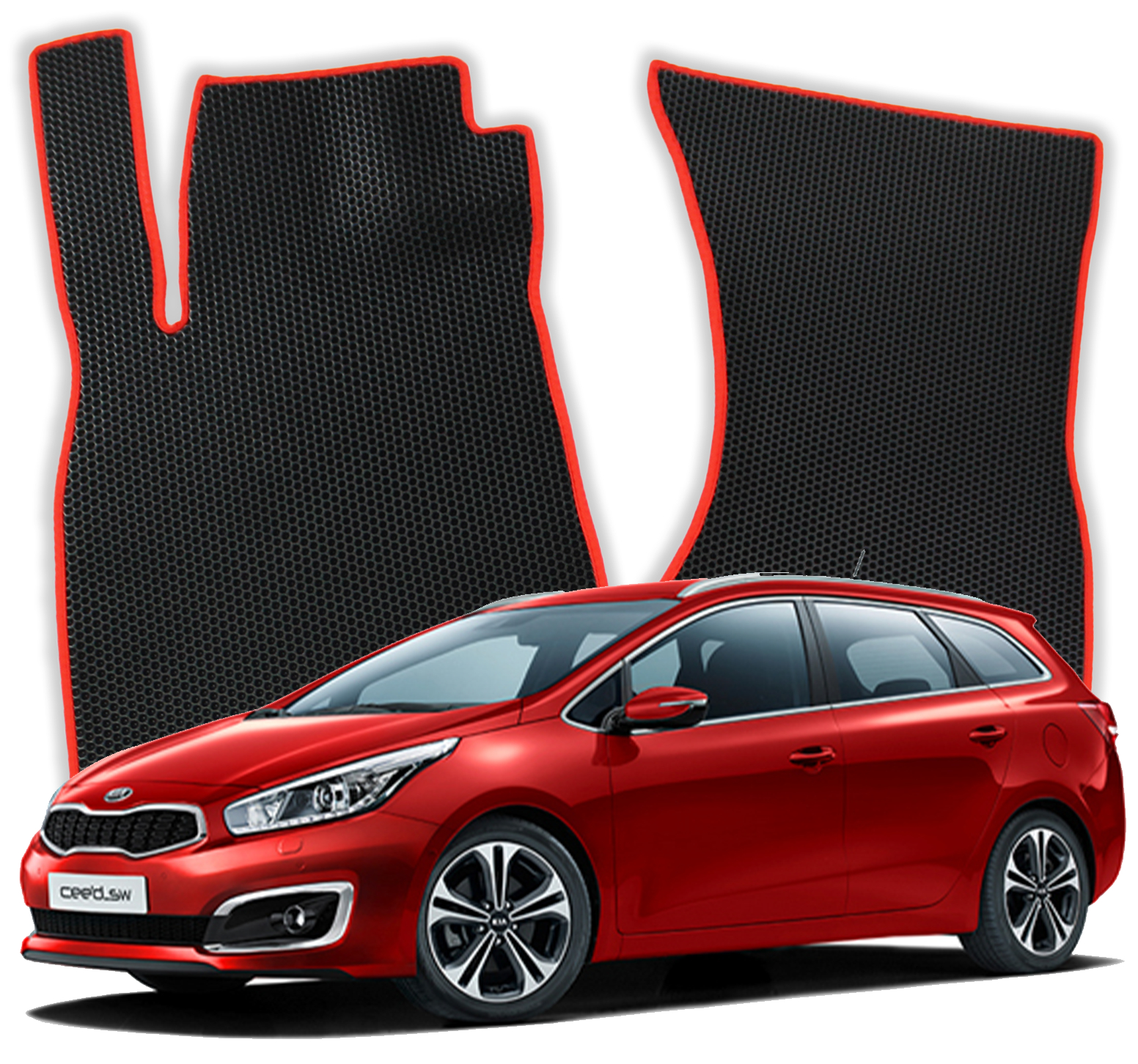 OMEVO EVA Mats pre Kia Ceed JD 2 gen Kombi (2012-2018)