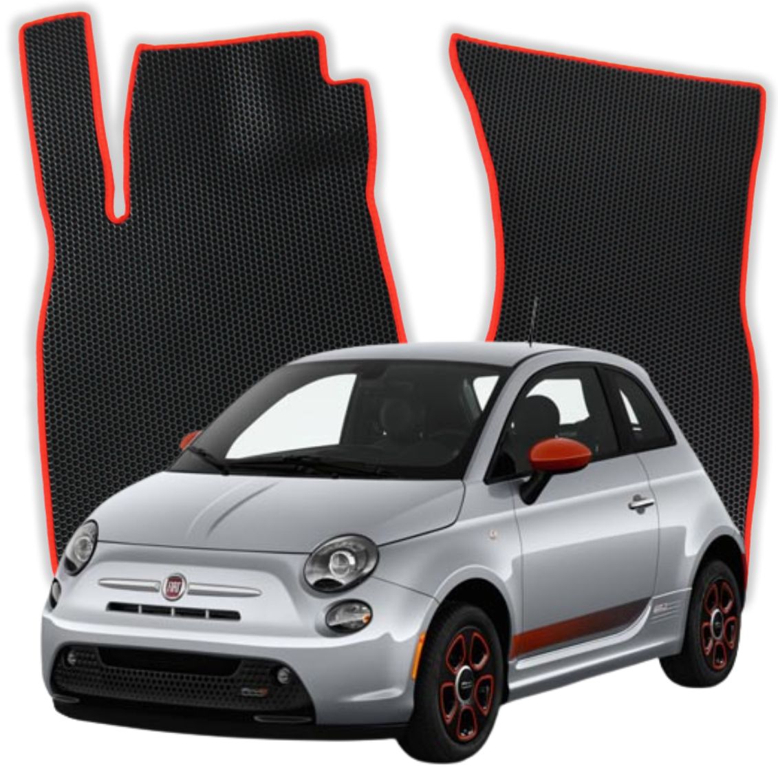OMEVO EVA Mats pre Fiat 500 1 gen Hatchback 3 dvere (2007-2023)