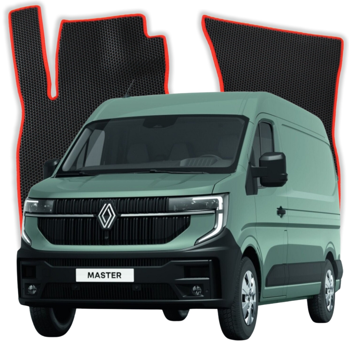 OMEVO EVA Mats pre Renault Master 3-miestny 4gen furgón (2024-2025)