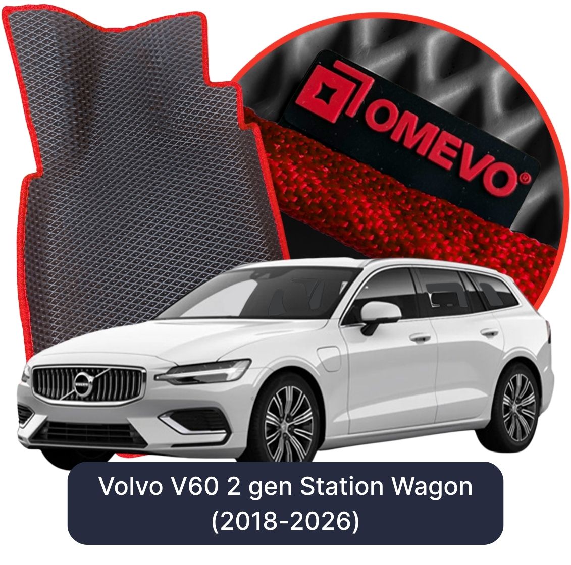 OMEVO 5D Pro Autokoberce do Volvo V60 2. gen Kombi (2018-2025)